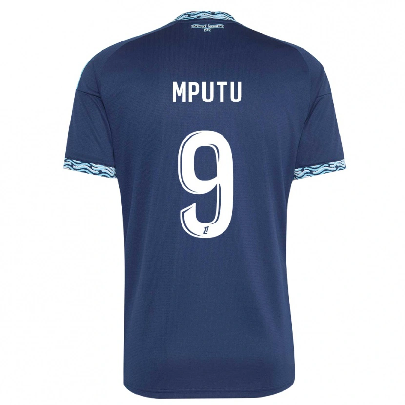 Danxen Men Obed Mputu #9 Steelblue White Home Jersey 2026/27 T-Shirt