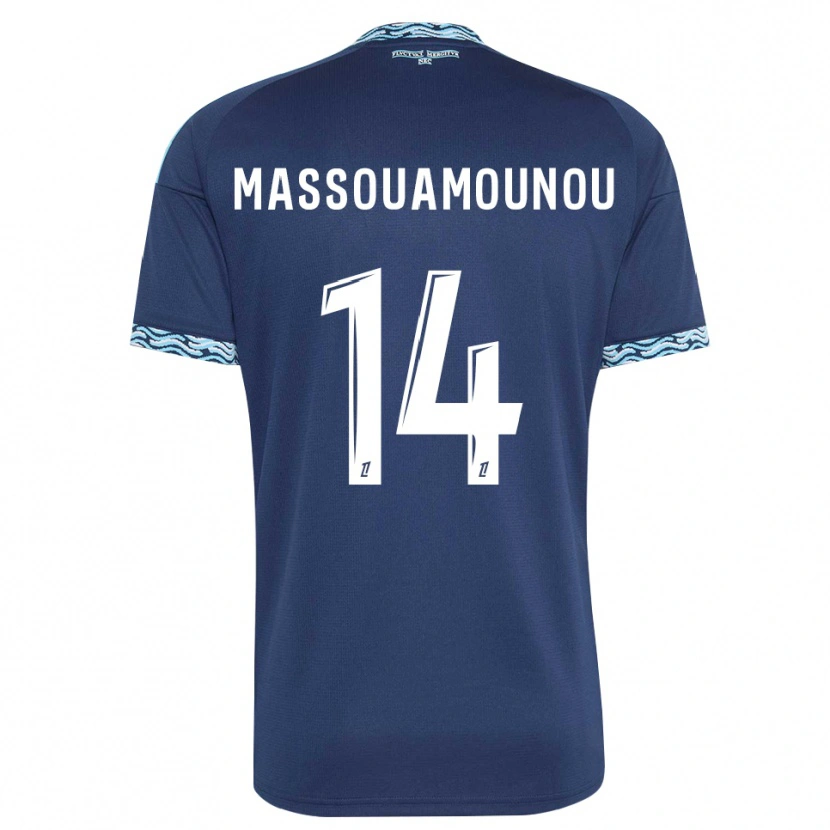 Danxen Men Patino Massouamounou #14 Steelblue White Home Jersey 2026/27 T-Shirt