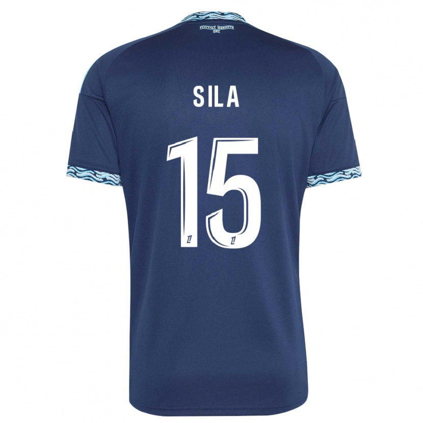 Danxen Men Oumar Sila #15 Steelblue White Home Jersey 2026/27 T-Shirt