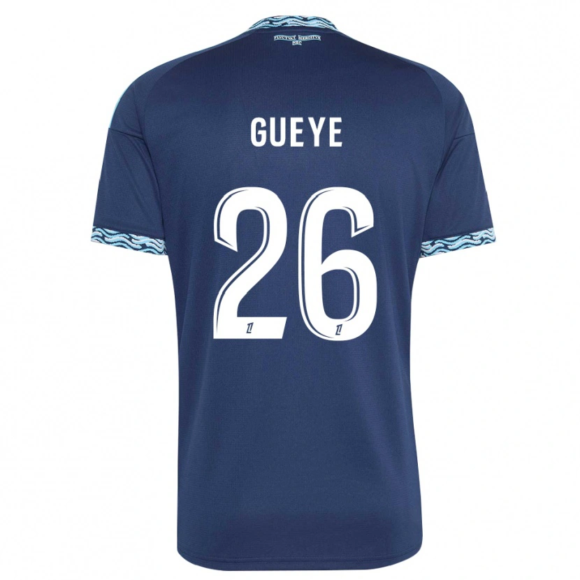 Danxen Men Lamine Gueye #26 Steelblue White Home Jersey 2026/27 T-Shirt