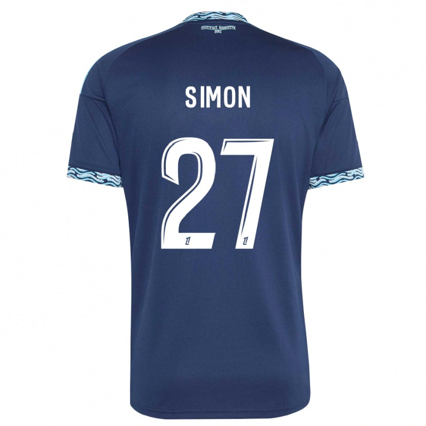 Danxen Men Moses Simon #27 Steelblue White Home Jersey 2026/27 T-Shirt