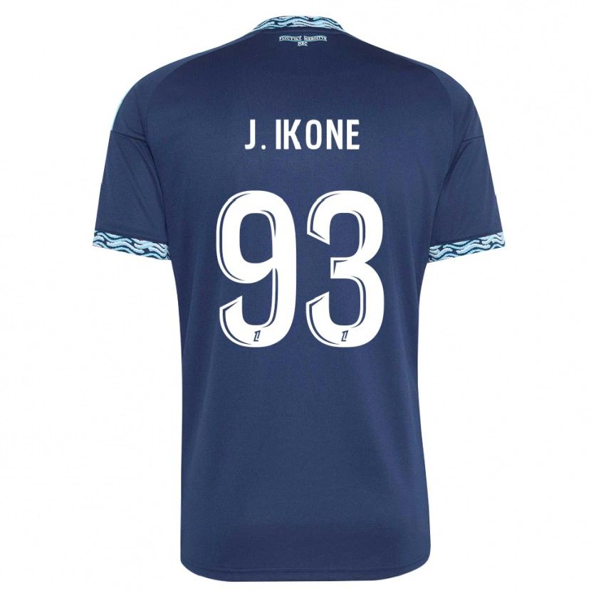 Danxen Men Jonathan Ikoné #93 Steelblue White Home Jersey 2026/27 T-Shirt