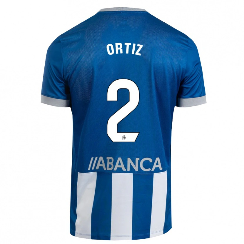 Danxen Men Samara Ortiz #2 Blue Gray White Home Jersey 2026/27 T-Shirt