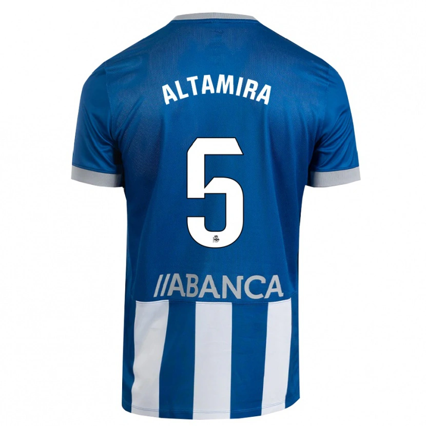 Danxen Men Inés Altamira #5 Blue Gray White Home Jersey 2026/27 T-Shirt