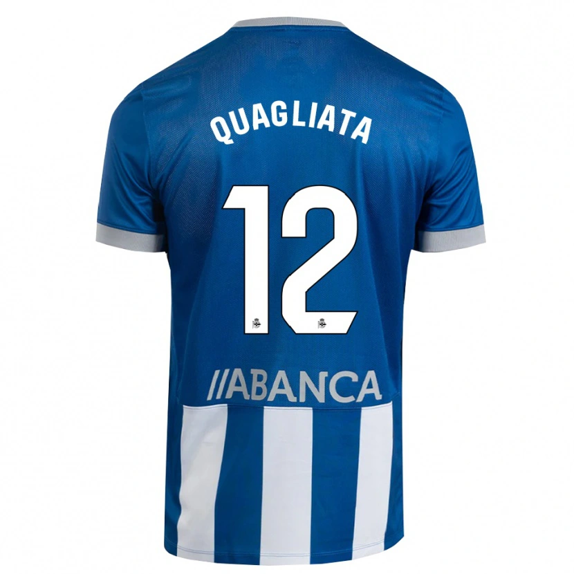 Danxen Men Giacomo Quagliata #12 Blue Gray White Home Jersey 2026/27 T-Shirt