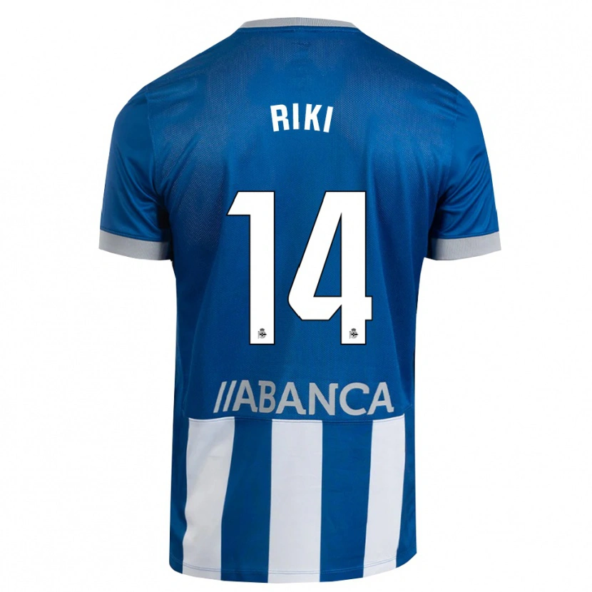 Danxen Men Riki Rodríguez #14 Blue Gray White Home Jersey 2026/27 T-Shirt