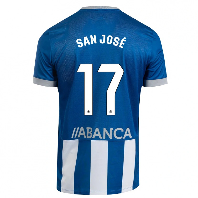 Danxen Men Koke San José #17 Blue Gray White Home Jersey 2026/27 T-Shirt