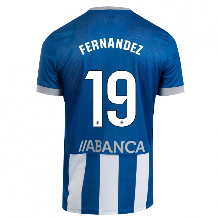 Danxen Men Quique Fernández #19 Blue Gray White Home Jersey 2026/27 T-Shirt