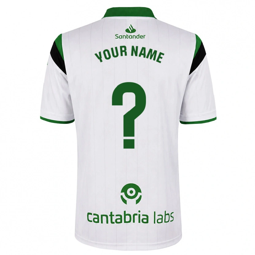Danxen Men Your Name #0 White Green Black Home Jersey 2026/27 T-Shirt
