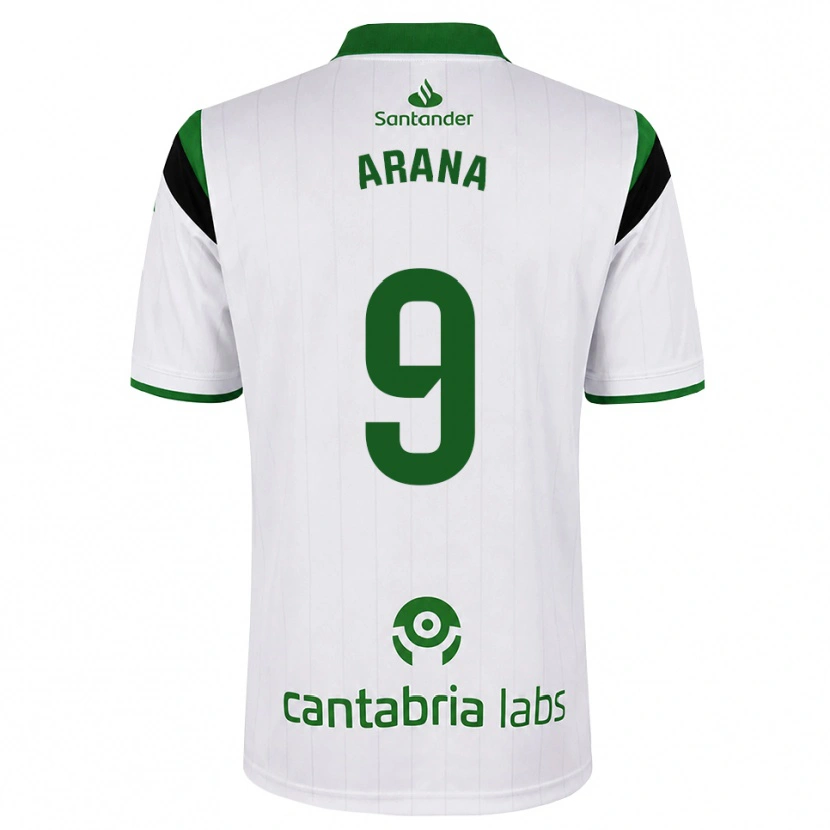 Danxen Men Juan Carlos Arana #9 White Green Black Home Jersey 2026/27 T-Shirt
