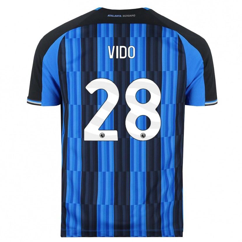 Danxen Men Luca Vido #28 Blue Black Red Home Jersey 2026/27 T-Shirt