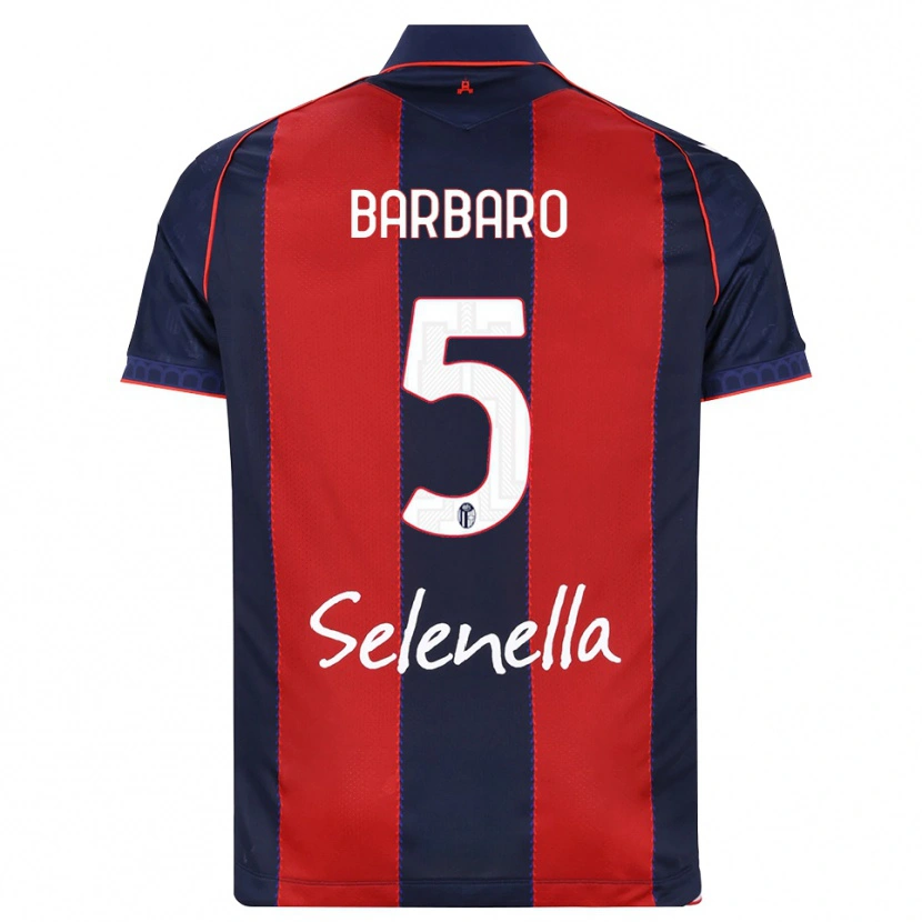 Danxen Men Elia Barbaro #5 Royal Blue Red White Home Jersey 2026/27 T-Shirt