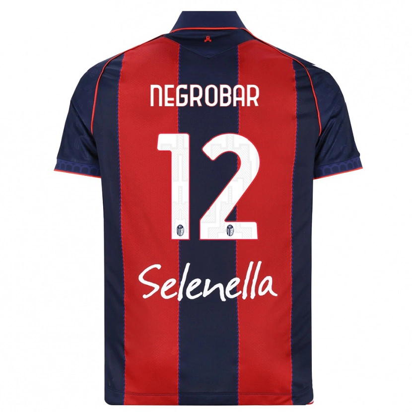 Danxen Men Lucas Negrobar #12 Royal Blue Red White Home Jersey 2026/27 T-Shirt