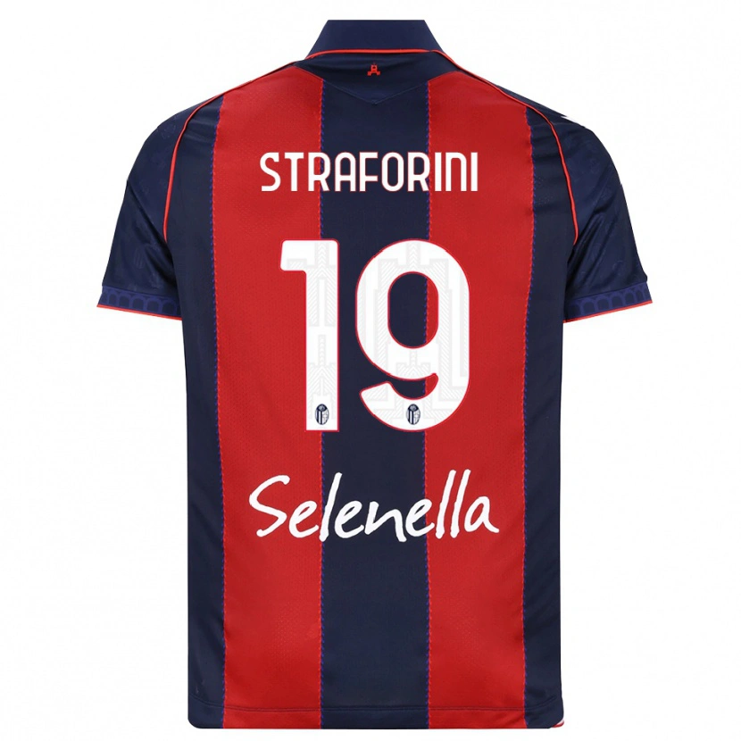 Danxen Men Rino Straforini #19 Royal Blue Red White Home Jersey 2026/27 T-Shirt