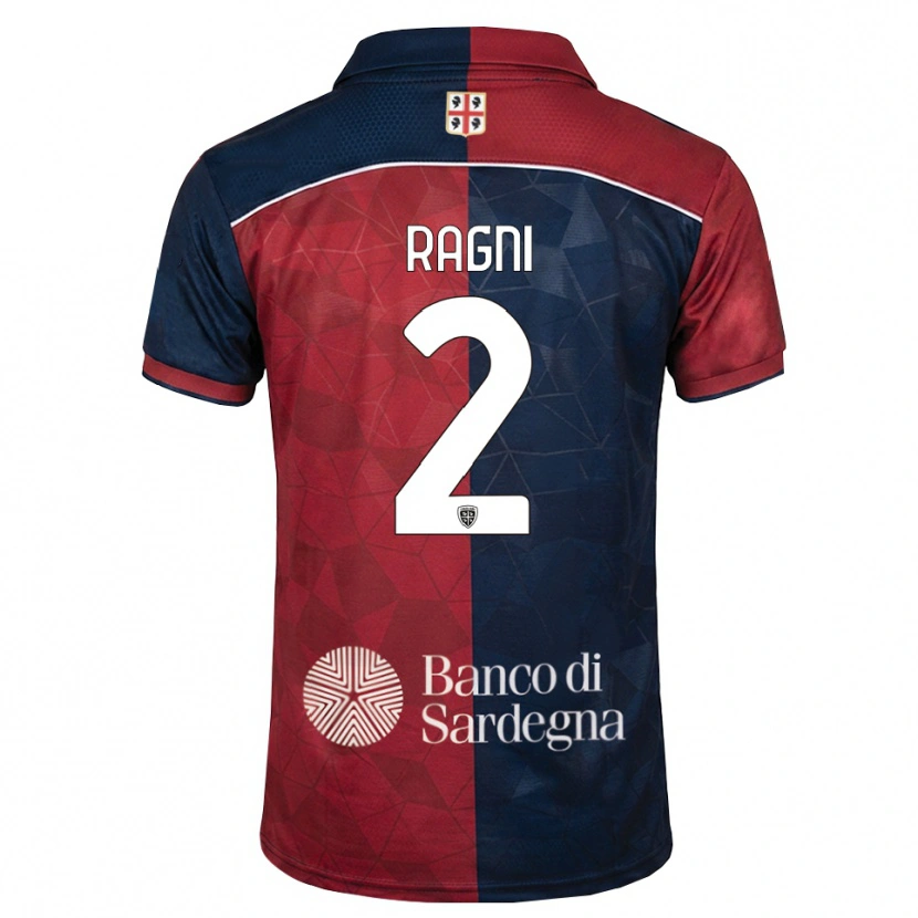 Danxen Men Michele Ragni #2 Burgundy Royal Blue Home Jersey 2026/27 T-Shirt