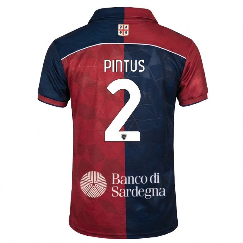 Danxen Men Nicola Pintus #2 Burgundy Royal Blue Home Jersey 2026/27 T-Shirt