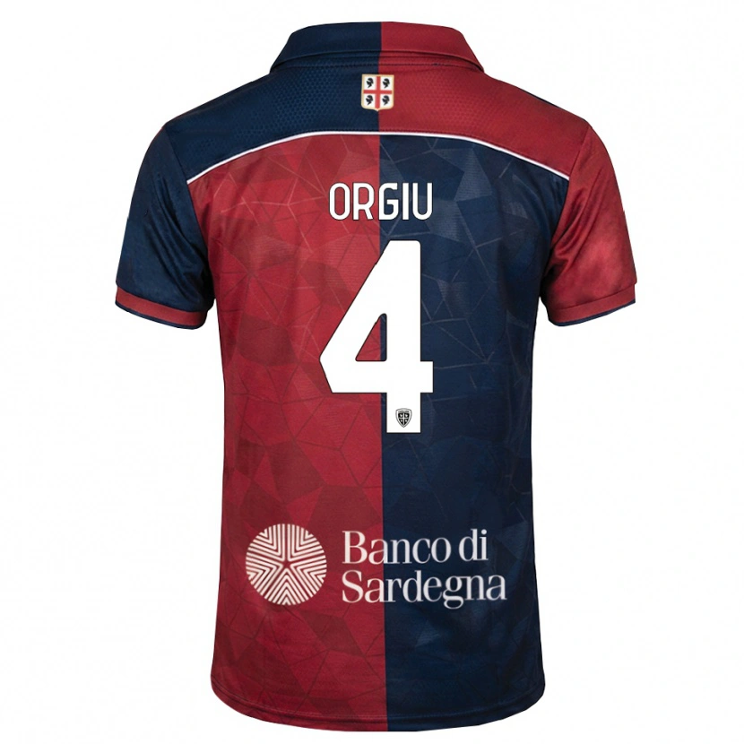 Danxen Men Samuele Orgiu #4 Burgundy Royal Blue Home Jersey 2026/27 T-Shirt