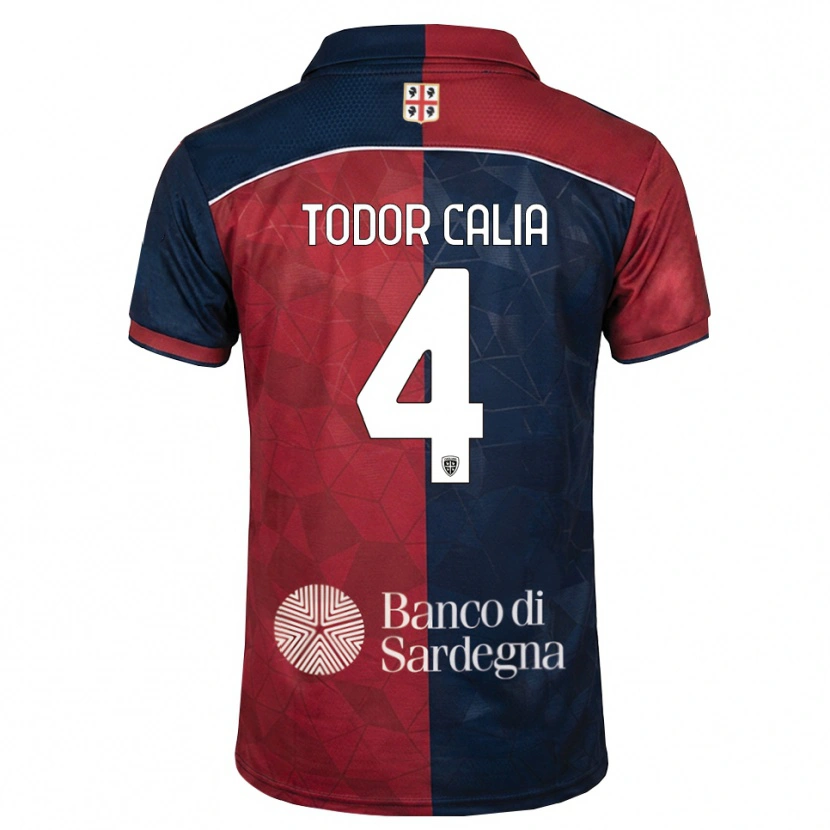 Danxen Men Francesco Todor Calia #4 Burgundy Royal Blue Home Jersey 2026/27 T-Shirt