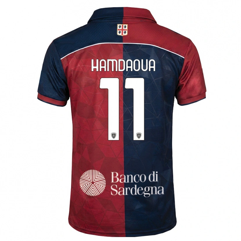 Danxen Men Noham Hamdaoua #11 Burgundy Royal Blue Home Jersey 2026/27 T-Shirt