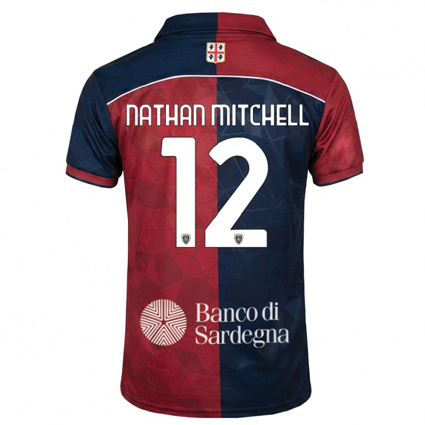 Danxen Men Anton Nathan Mitchell #12 Burgundy Royal Blue Home Jersey 2026/27 T-Shirt
