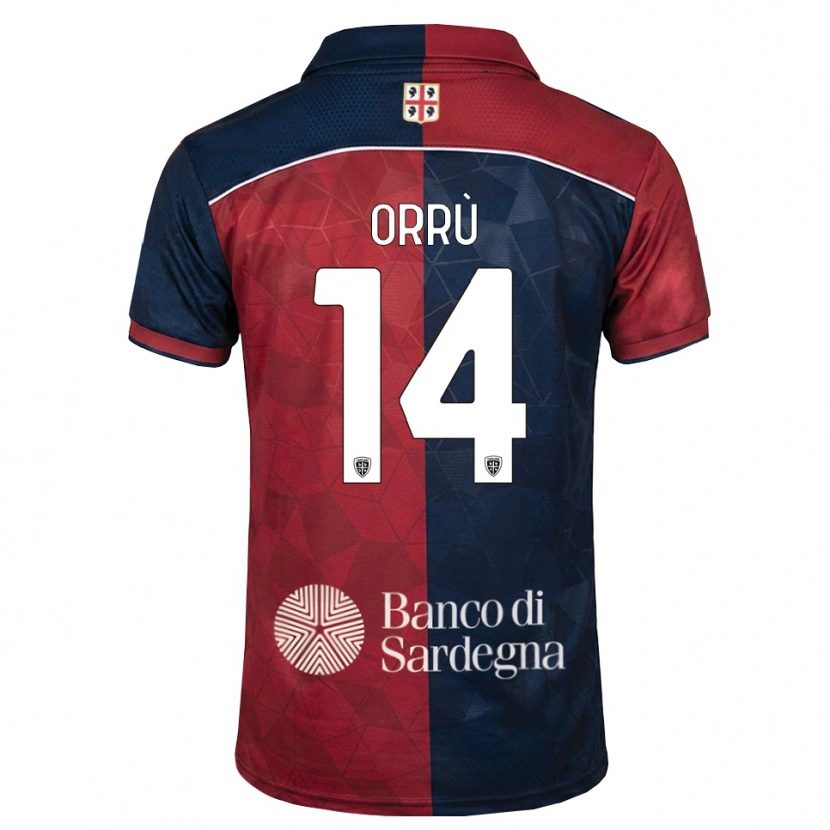 Danxen Men Gabriele Orrù #14 Burgundy Royal Blue Home Jersey 2026/27 T-Shirt