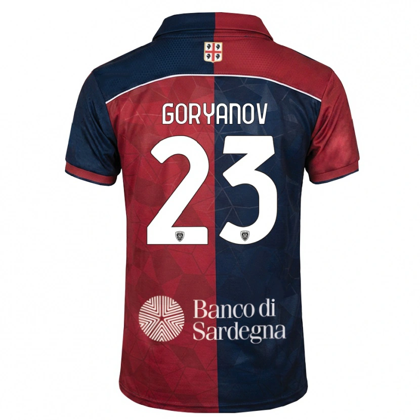Danxen Men Kristiyan Goryanov #23 Burgundy Royal Blue Home Jersey 2026/27 T-Shirt