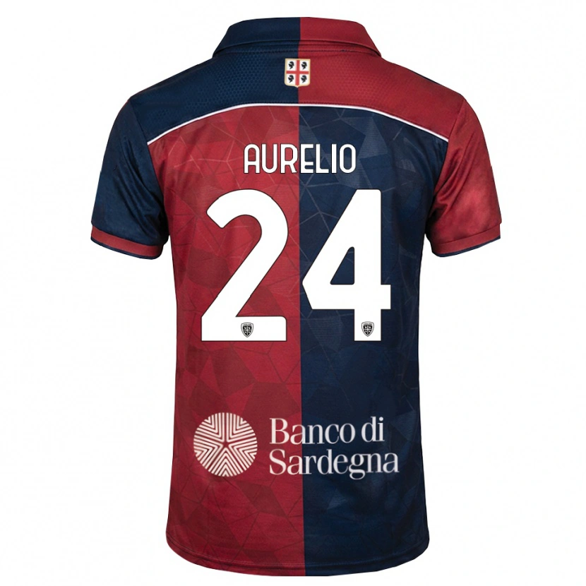 Danxen Men Giuseppe Aurelio #24 Burgundy Royal Blue Home Jersey 2026/27 T-Shirt