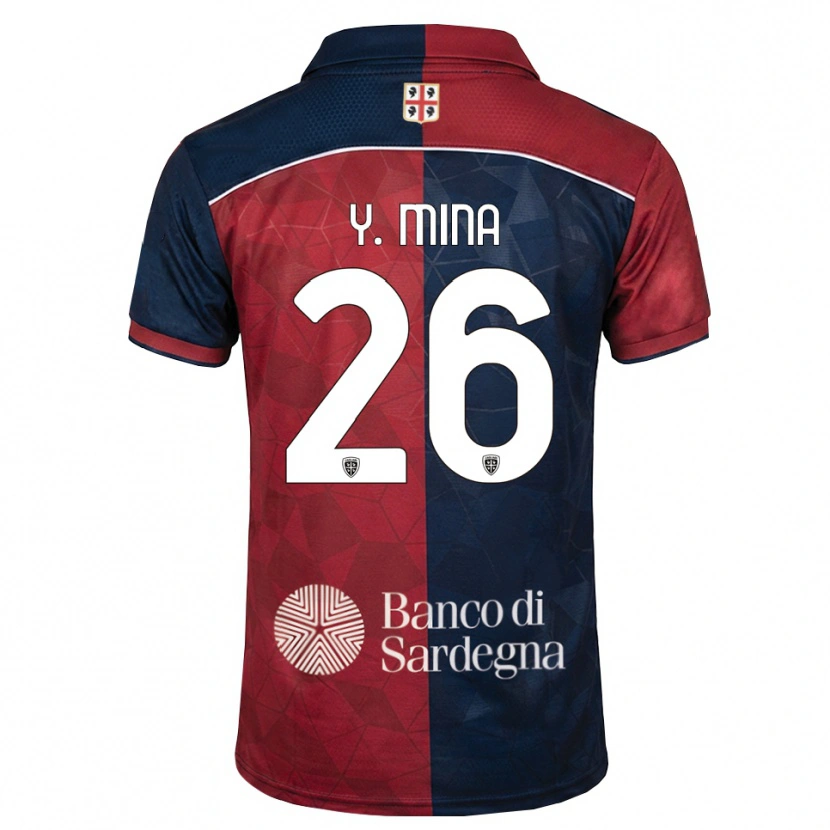 Danxen Men Yerry Mina #26 Burgundy Royal Blue Home Jersey 2026/27 T-Shirt