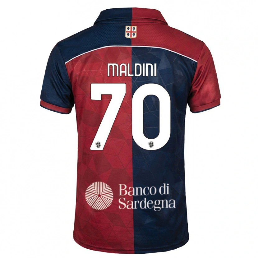 Danxen Men Daniel Maldini #70 Burgundy Royal Blue Home Jersey 2026/27 T-Shirt
