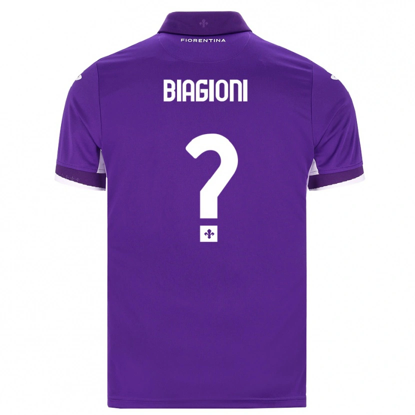 Danxen Men Lorenzo Biagioni #0 Purple White Pink Home Jersey 2026/27 T-Shirt