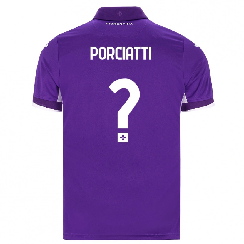Danxen Men Filippo Porciatti #0 Purple White Pink Home Jersey 2026/27 T-Shirt