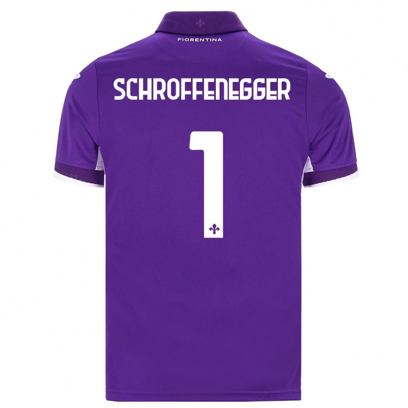 Danxen Men Katja Schroffenegger #1 Purple White Pink Home Jersey 2026/27 T-Shirt