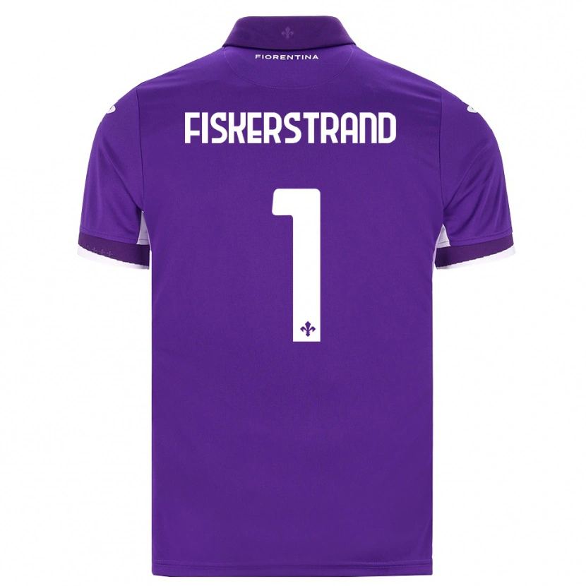 Danxen Men Cecilie Fiskerstrand #1 Purple White Pink Home Jersey 2026/27 T-Shirt
