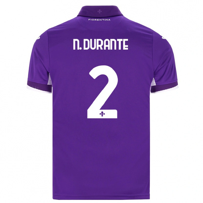Danxen Men Nicholas Durante #2 Purple White Pink Home Jersey 2026/27 T-Shirt
