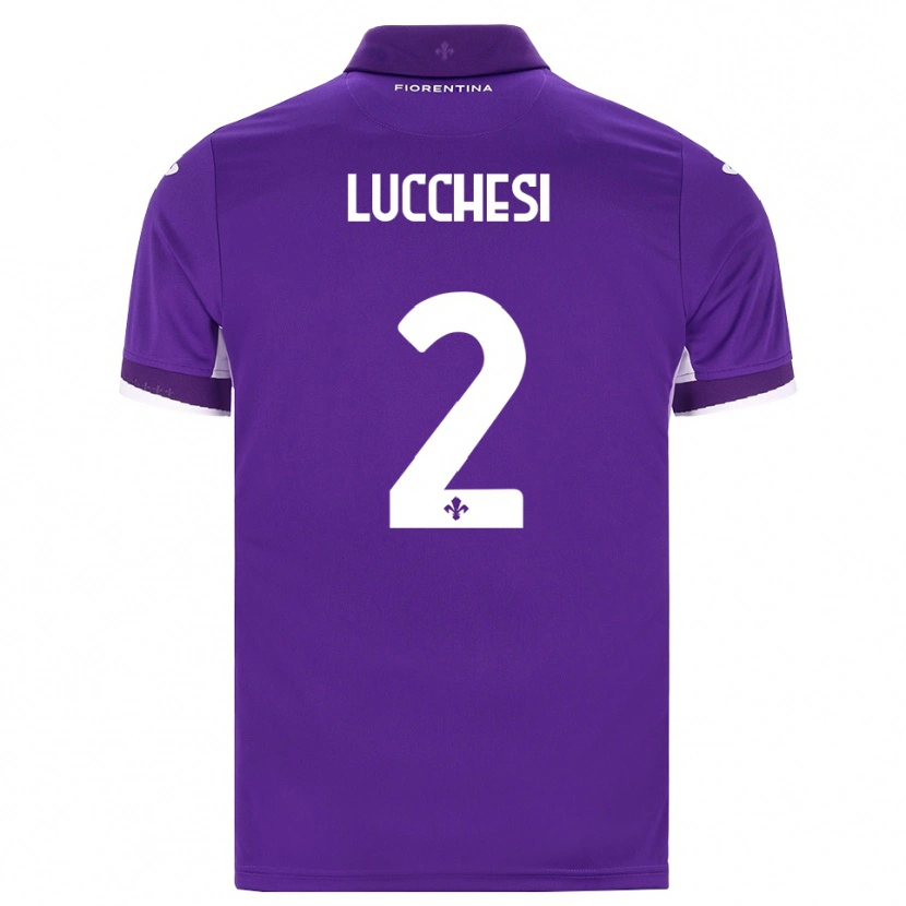 Danxen Men Andrea Lucchesi #2 Purple White Pink Home Jersey 2026/27 T-Shirt