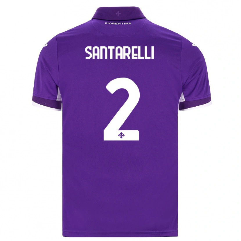 Danxen Men Andrea Santarelli #2 Purple White Pink Home Jersey 2026/27 T-Shirt