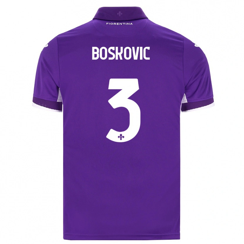 Danxen Men Matko Boskovic #3 Purple White Pink Home Jersey 2026/27 T-Shirt