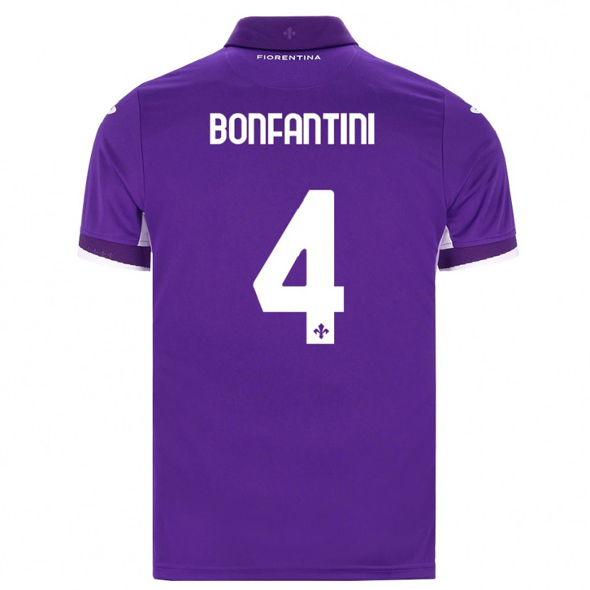 Danxen Men Agnese Bonfantini #4 Purple White Pink Home Jersey 2026/27 T-Shirt