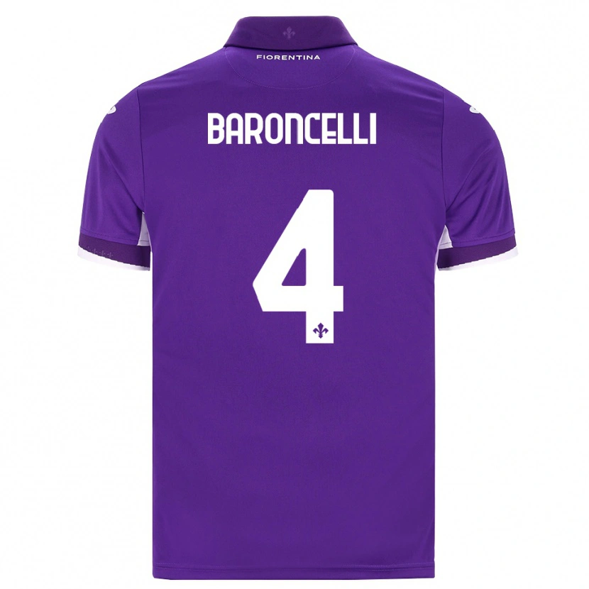 Danxen Men Leonardo Baroncelli #4 Purple White Pink Home Jersey 2026/27 T-Shirt