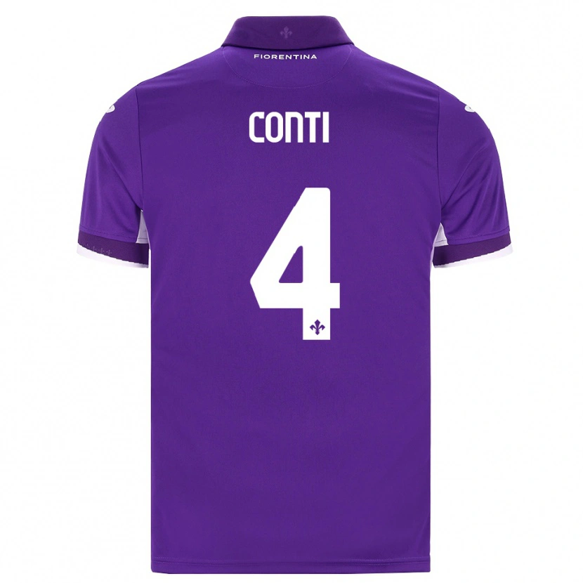 Danxen Men Gabriele Conti #4 Purple White Pink Home Jersey 2026/27 T-Shirt
