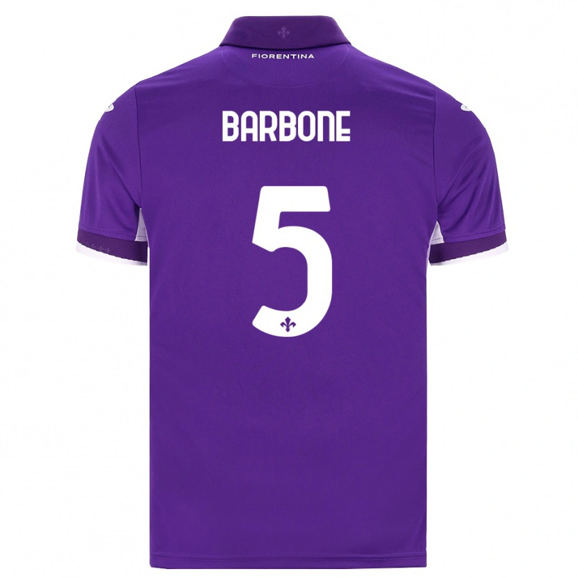 Danxen Men Mattia Barbone #5 Purple White Pink Home Jersey 2026/27 T-Shirt