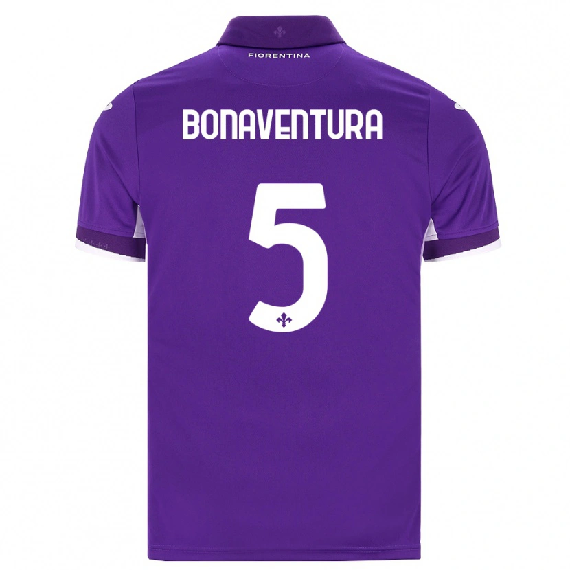 Danxen Men Giacomo Bonaventura #5 Purple White Pink Home Jersey 2026/27 T-Shirt