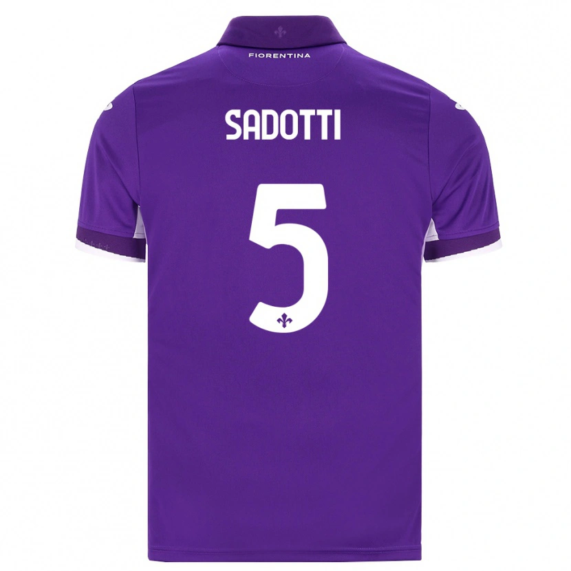 Danxen Men Edoardo Sadotti #5 Purple White Pink Home Jersey 2026/27 T-Shirt