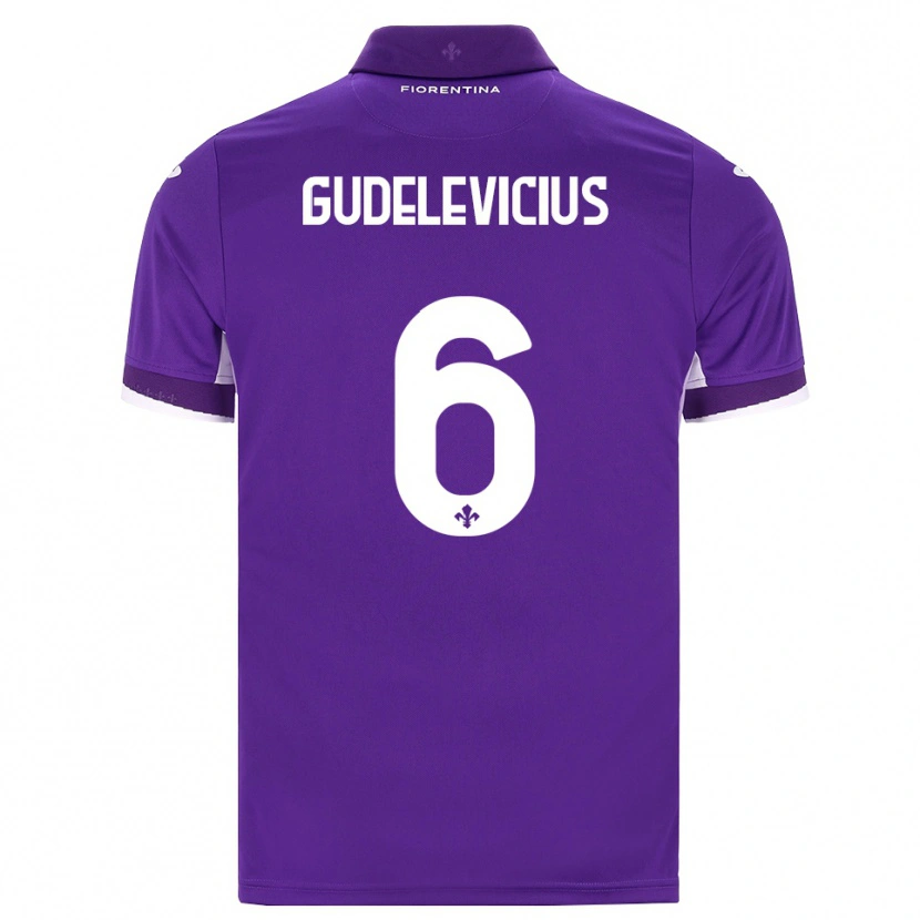 Danxen Men Ernestas Gudelevicius #6 Purple White Pink Home Jersey 2026/27 T-Shirt