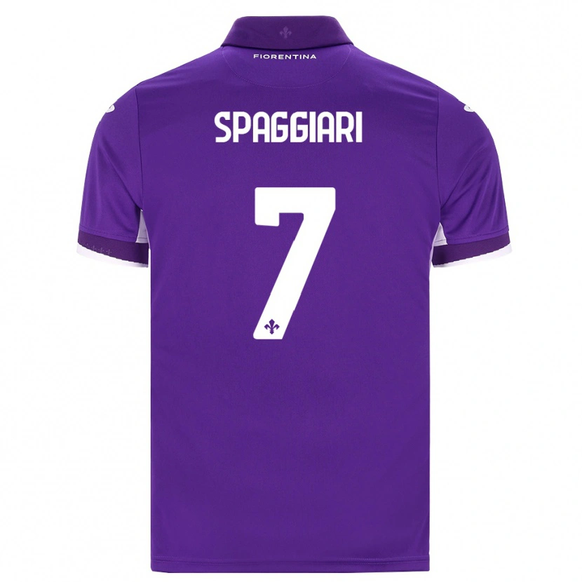 Danxen Men Riccardo Spaggiari #7 Purple White Pink Home Jersey 2026/27 T-Shirt