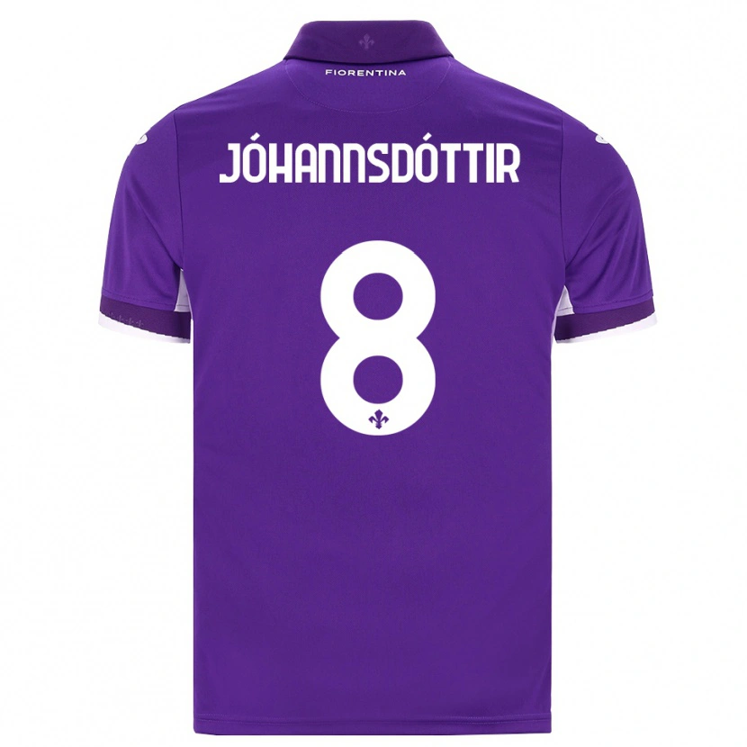 Danxen Men Alexandra Jóhannsdóttir #8 Purple White Pink Home Jersey 2026/27 T-Shirt
