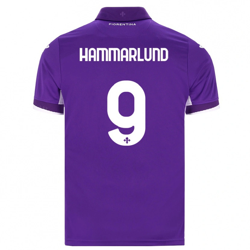 Danxen Men Pauline Hammarlund #9 Purple White Pink Home Jersey 2026/27 T-Shirt