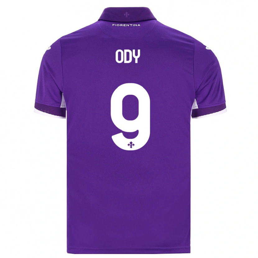 Danxen Men Edwin Ody #9 Purple White Pink Home Jersey 2026/27 T-Shirt