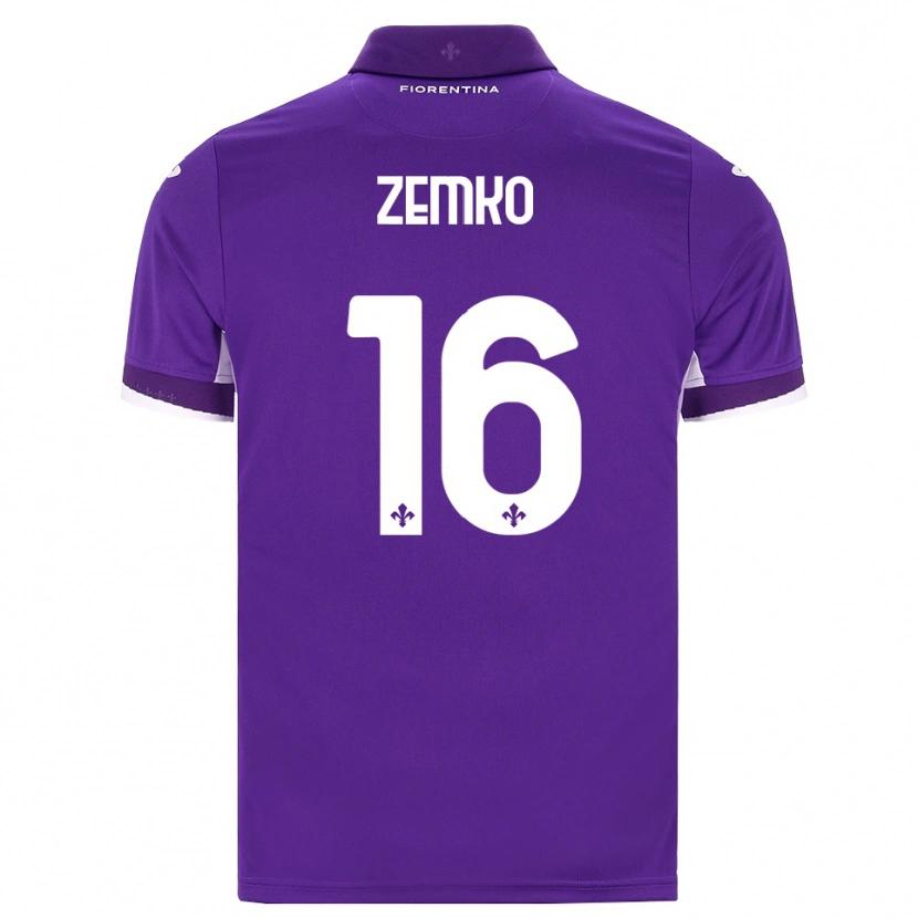 Danxen Men Tomas Zemko #16 Purple White Pink Home Jersey 2026/27 T-Shirt