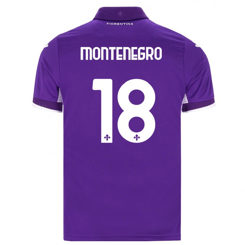 Danxen Men Luca Montenegro #18 Purple White Pink Home Jersey 2026/27 T-Shirt